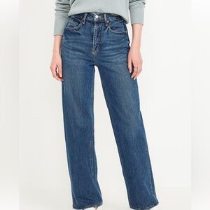Old Navy sky hi high wasted Wide Leg Jeans size 16